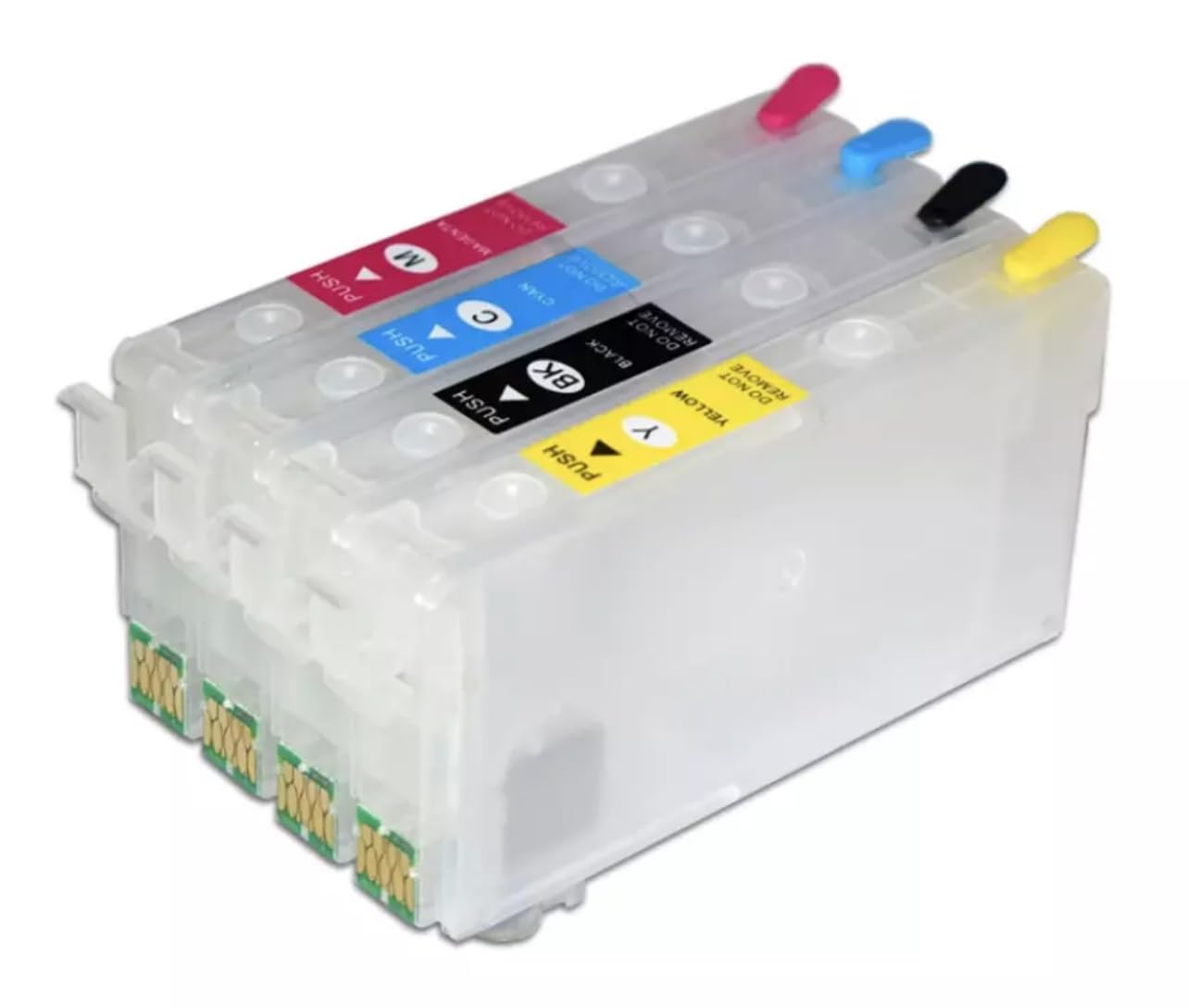 GENERIC PRINTERWORLD 822XL T822XL Ink Cartridges, Empty Refillable Ink Cartridges with Chip Compatible with WF-3820 WF-4820 WF-4830 WF-4834 Printers (
