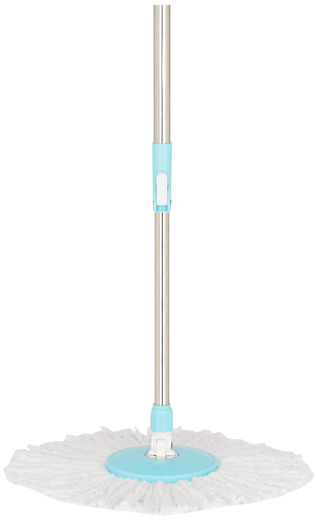 Amazon Brand - Presto! PPHP + PPCP + Steel Spin Mop Rod + Refill (Blue), 125 x 35 x 35 cm; 386 Grams