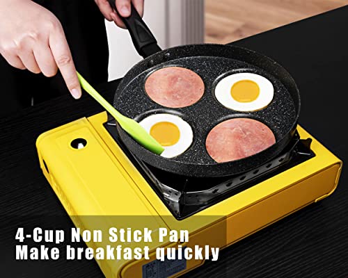 Mylifeunit KD-ZL22-106 Egg Frying Pan, 4-Cup Nonstick Fried Egg Pan, Aluminum Egg Cooker Pan thumb #1