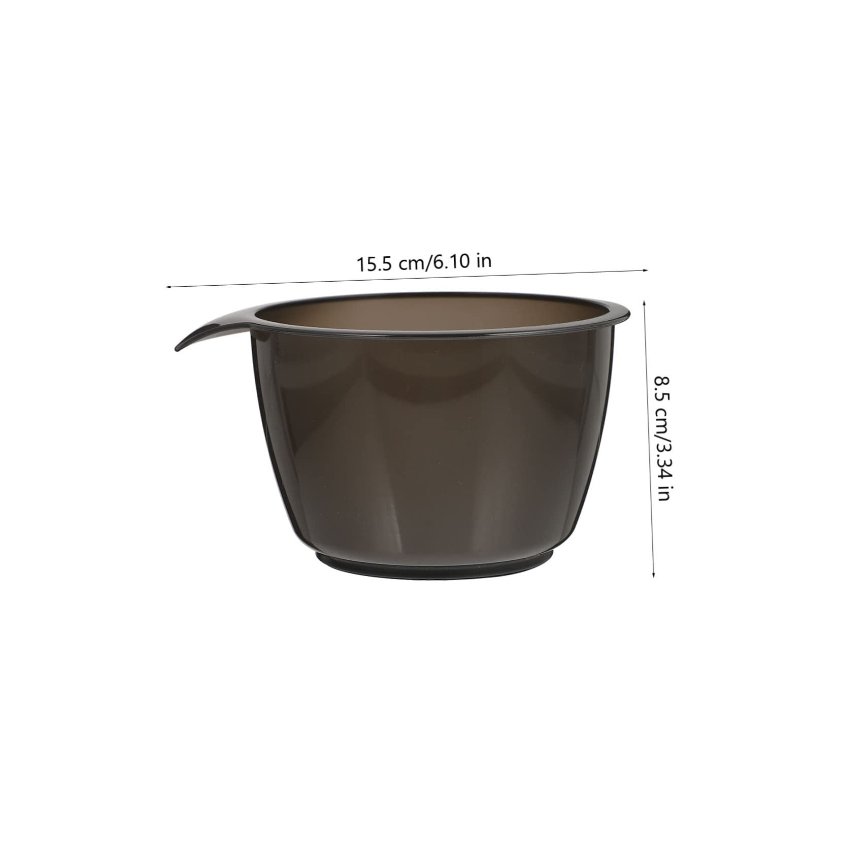 VICASKY 2pcs Hair Plastic Bowl for Mixing Dye Salon Hair Mixing Bowl Sturdy Reusable