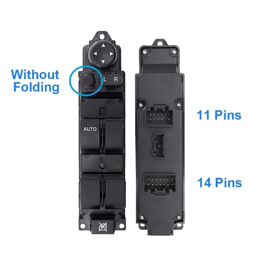 cristal auto Para Mazda 2 M2 2007-2013 interruptor