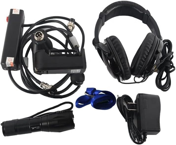 Economical Water Leak Detector, 1 Meter Depth Underground Pipe Leak Finder, LCD Spectral Analysis, Rugged Portable Leak Survey Meter