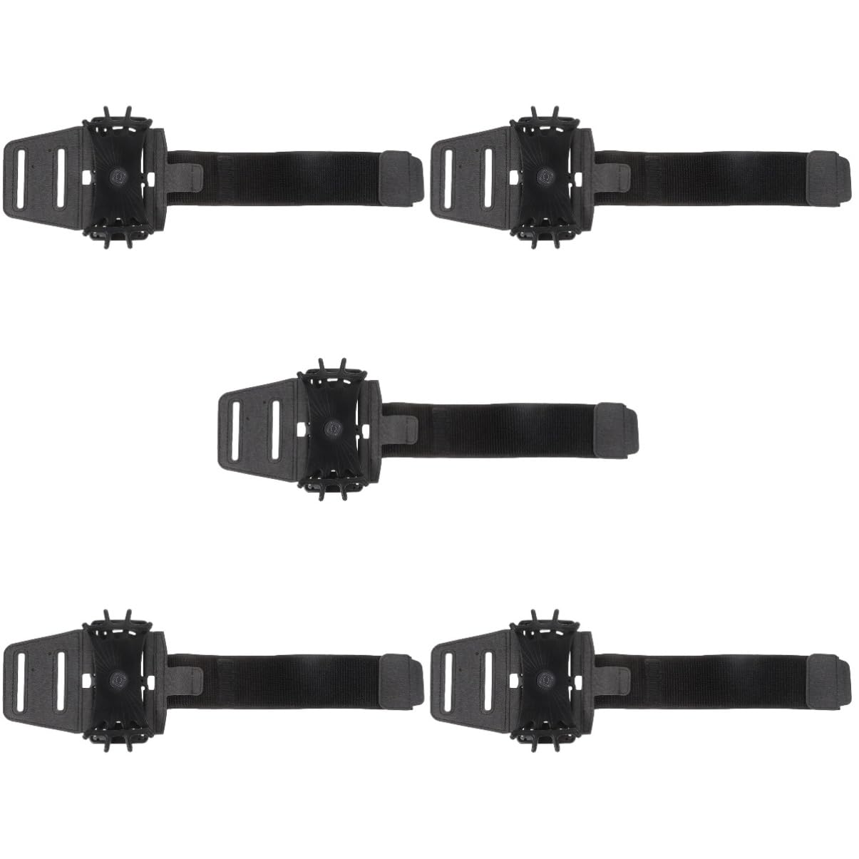 UPKOCH 5stücke Rotierendes Sportarmband Für Handy Verstellbar Und Bequem Für Jogging Radfahren Fitness Und Outdoor-aktivitäten Elastisches Schützend Und Langlebig