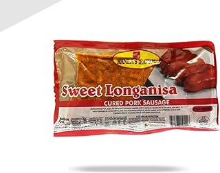 Manila Ihawan Sweet Pork Longganisa 12oz Philippines PACK OF 2 (THAWED)