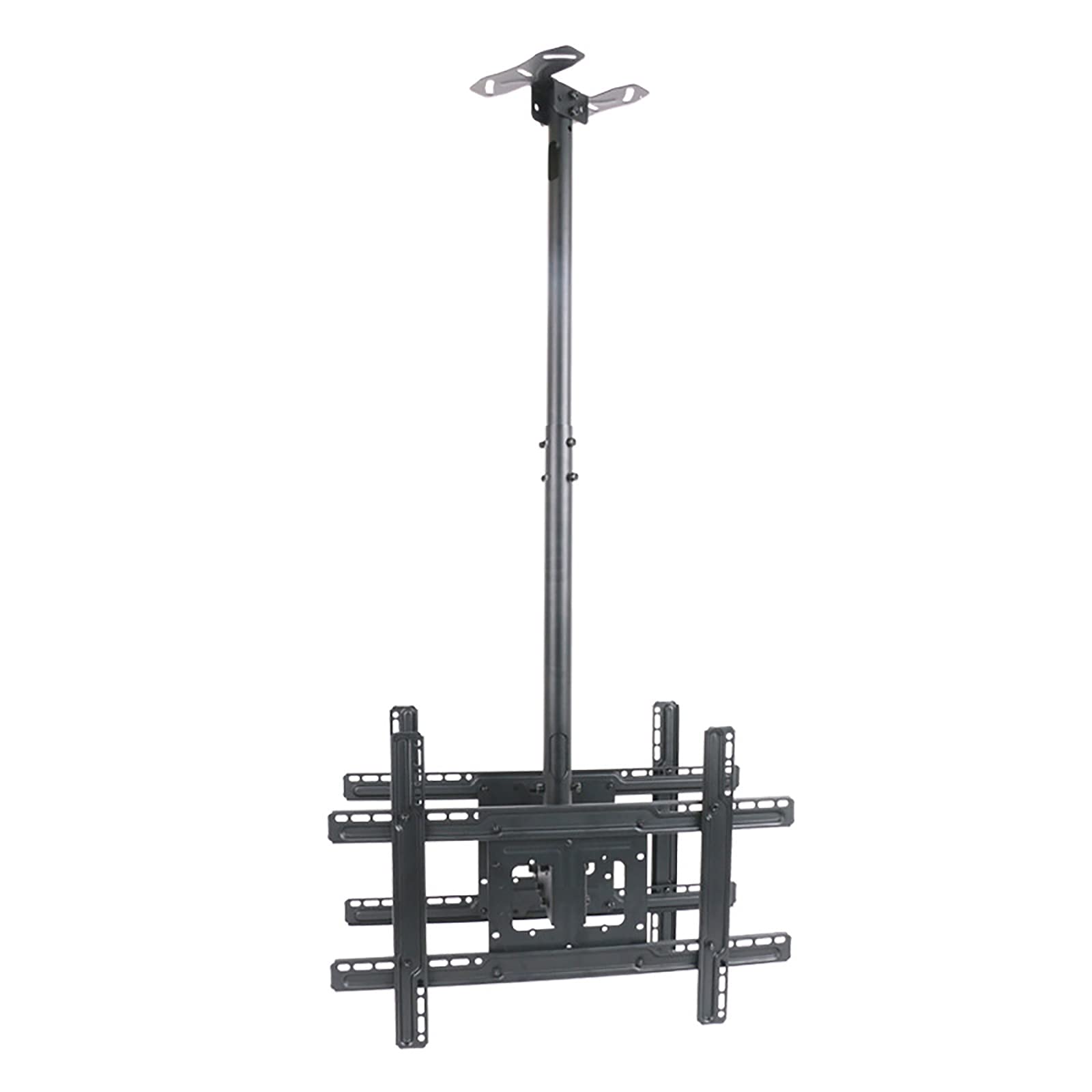Support plafond double TV 32-60" inclinable et pivotant noir