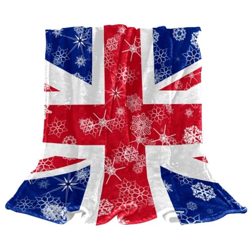 Couverture microfibre chaude et douce Union Jack jeté de canapé isolant - 2
