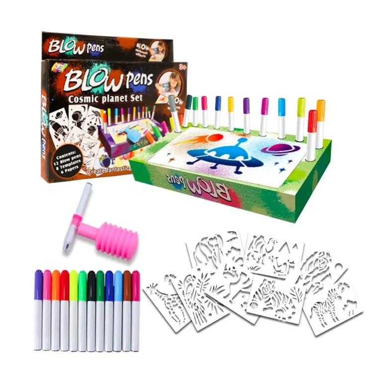 See full amazon price history chart for Crazy Buy Blow Pens Cosmic Planet Set For Kids, Safe Fluorescent Art Pen For Spray Painting With Paper, Pattern Stencil and blower, Drawing Set, Coloring, Writing toy Grate gift For Kids Boy & Girls Crazy Buy Blow Pens Cosmic Planet Set For Kids, Safe Fluorescent Art Pen For Spray Painting With Paper, Pattern Stencil and blower, Drawing Set, Coloring, Writing toy Grate gift For Kids Boy & Girls (B0DFH9S2R2) Amazon Price History, Amazon Price Tracker