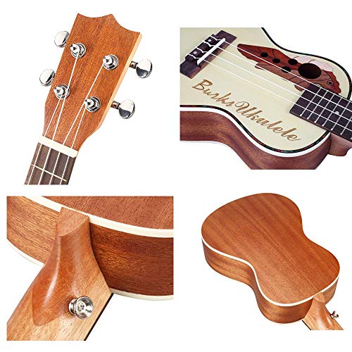 Ukulele Épinette en Bois 23 Pouces Soprano Ukulele Nylon Cordes Uke Hawaii Guitare avec Gig Bag for Kids étudiants… - Les Beatles, Paul McCartney, John Lennon, RIngo Starr, George Harrison Ukulele Épinette en Bois 23 Pouces Soprano Ukulele Nylon Cordes Uke Hawaii Guitare avec Gig Bag for Kids étudiants… – Image 5