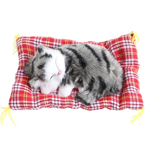 Wusuowei Plüschtier Kuscheltier Schlafende Katze, Flauschiges Plüschtier,Kinderspielzeug Geschenk Süßes Stofftier Für Kinder Cover