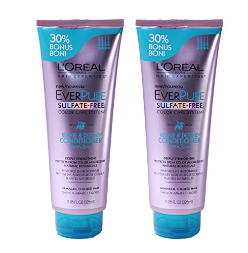 L'Oreal Paris EverPure Repair and Defend Conditioner, 11.05 Ounce (Pack of 2)