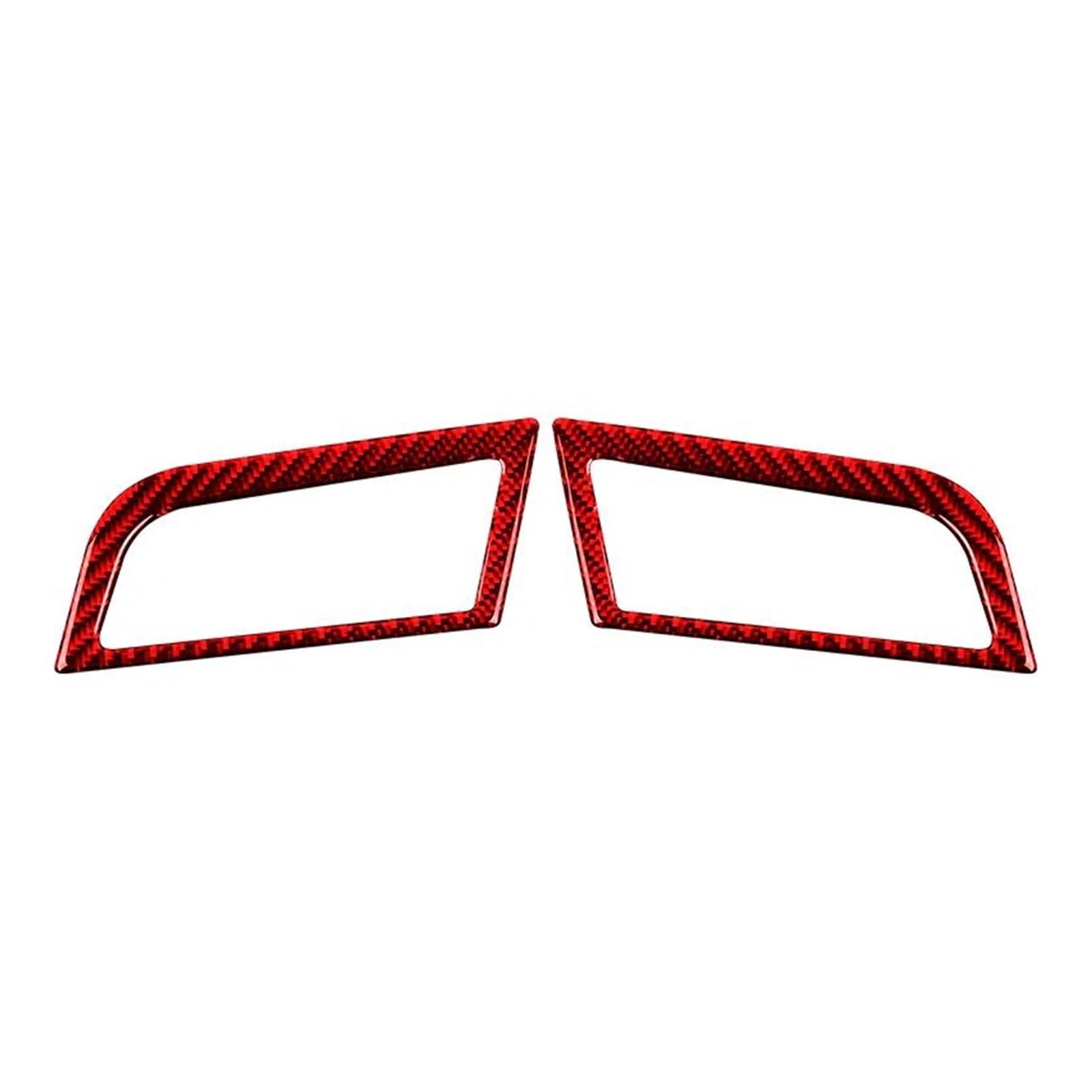 for Ford for Mustang GT 2015-2021 Carbon Fiber Car Dashboard Left Right Air Vents Trim Stickers Frame Interior Decoration