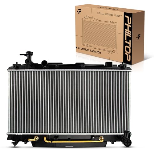 Image of PHILTOP Car Radiators Compatible with 2001-2003 RAV- 2.0L Automatic, 2004-2005 RAV- 4 2.4L Transmission Oil Cooler Included