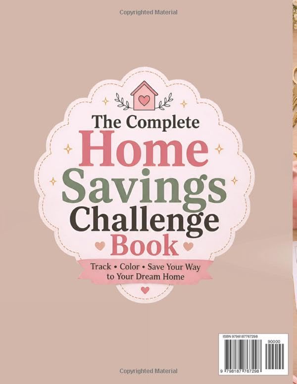 the complete home savings challenge book: Save for Your Dream Home, Down Payment, Closing Costs & Renovation with Budget Planners, Savings Challenges, Goal Trackers and Financial Planning Pages image 3