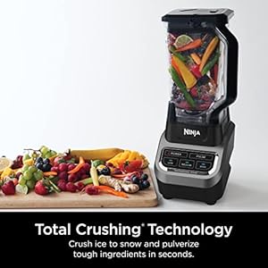 Ninja BL610 Professional 72 Oz Countertop 1000-Watt Base and Total Crushing Technology for-Smoothies, Ice and Frozen Fruit, Black, Blender + Pitcher Ninja BL610 Professional 72 Oz Countertop 1000 Watt Base and Total Crushing Technology for Smoothies Ice and Frozen Fruit Black Blender Pitcher