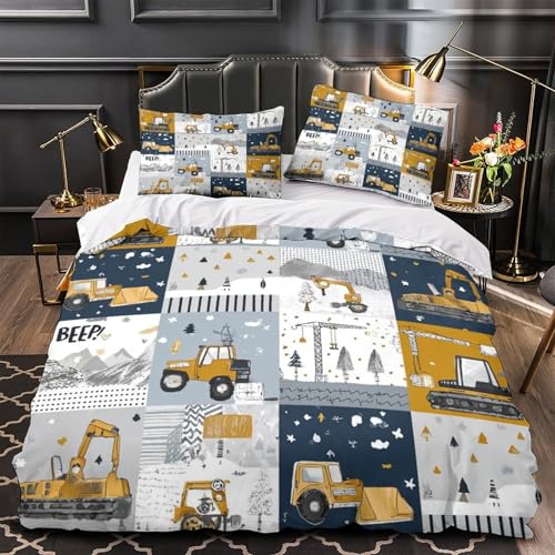 Housse de couette camion hypoallergénique en microfibre douce - 2