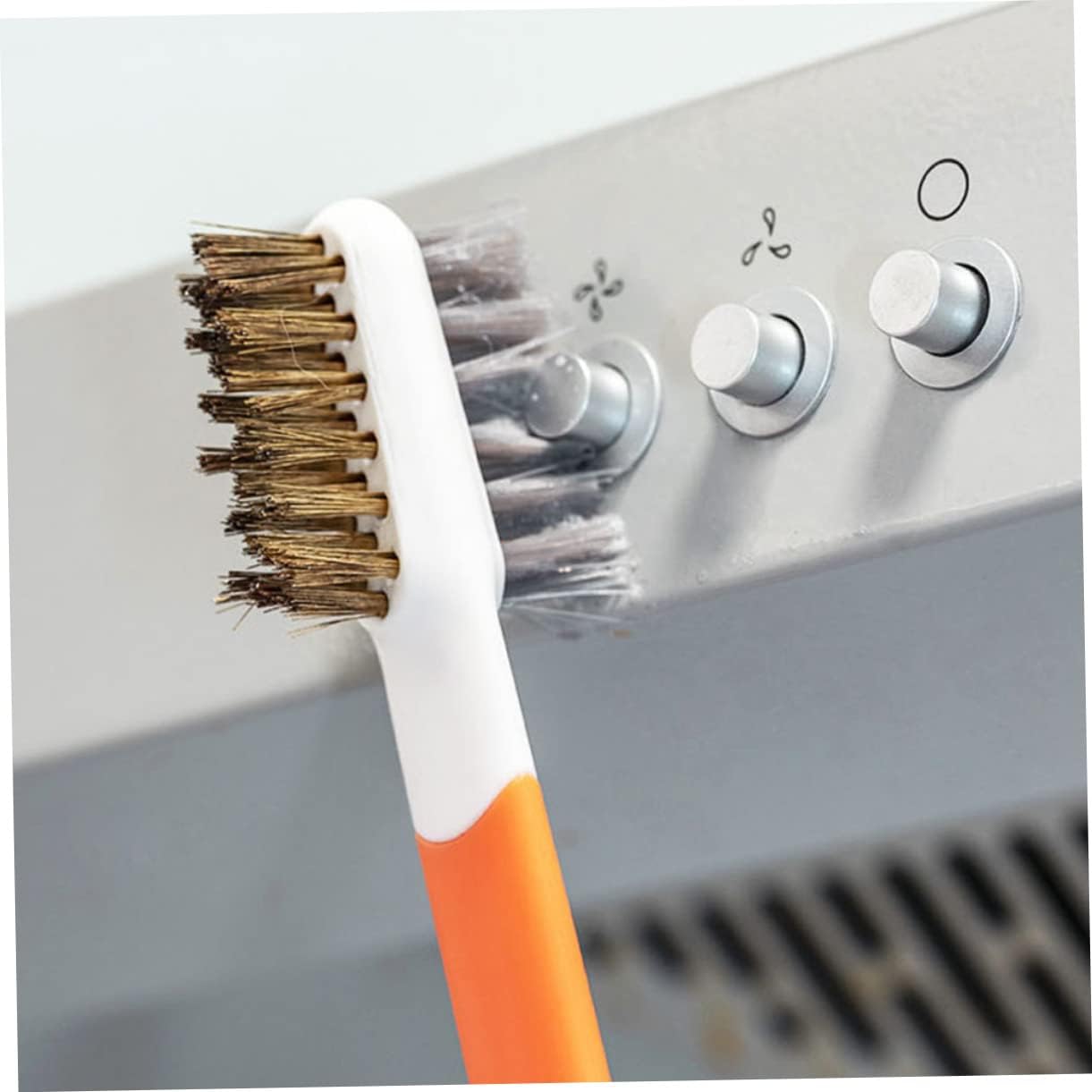 Cabilock 6pcs Deep Gas Stove Cleaning Brush Double-Ended and Brushes for Kitchen Stovetop Efficient Grease and for Home Use