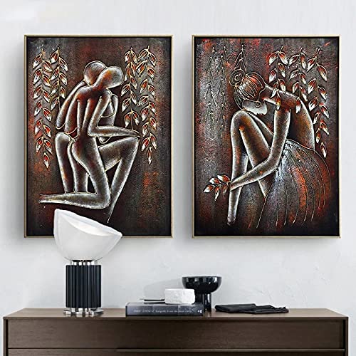 Tirages d'art abstraits au design nordique, impressions de haute qualité pour intérieur