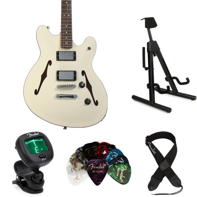 Amazon.com: Squier Affinity Series Starcaster Deluxe Semi