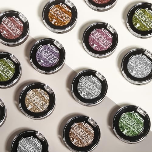 DE'LANCI Sliver White Glitter Eyeshadow,Metalic Shimmer Eyeshadow Highly Pigmented,Waterproof,Blendable Sparkly Eye Make-up,Vegetarianism,Suitable for Daily,Dance,Date Makeup,Talc Free #01 - Image 6