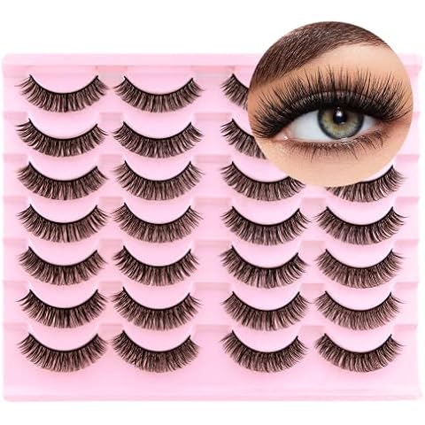 Pestañas Postizas 14 pares de Pelo Artificial 3D Multipack Cover