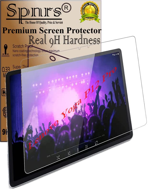 SpNrS [Real 9H Hardness] Screen Protector Compatible With Lenovo Tab P12 Pro [Pack Of 1] (B09T72S3G5) Amazon Price History, Amazon Price Tracker