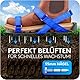 Briliantwerk®️ Nagelschuhe mit Klettverschluss - Zum Rasen belüften oder als Estrichschuhe - Rasenlüfter Schuhe als Perfekter aerifizierer - Der ideale Rasenbelüfter (eine Nagellänge)