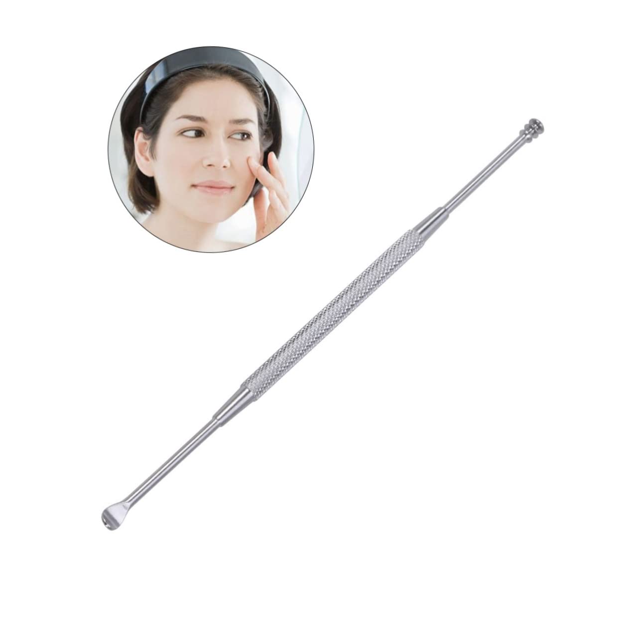 Healeved Stainless Steel Set Double-Ended Spiral for Removal Cleaning Tool Hair Waxing Kit