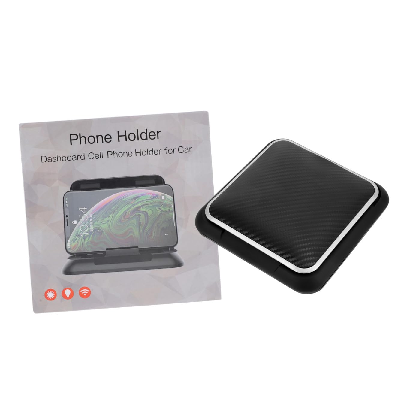 Sosoport Soporte Material Instalación Coche Teléfono para Móvil y Conveniente PC Silicona en Compatible Mayoría de Vehículos para Uso Salpicadero