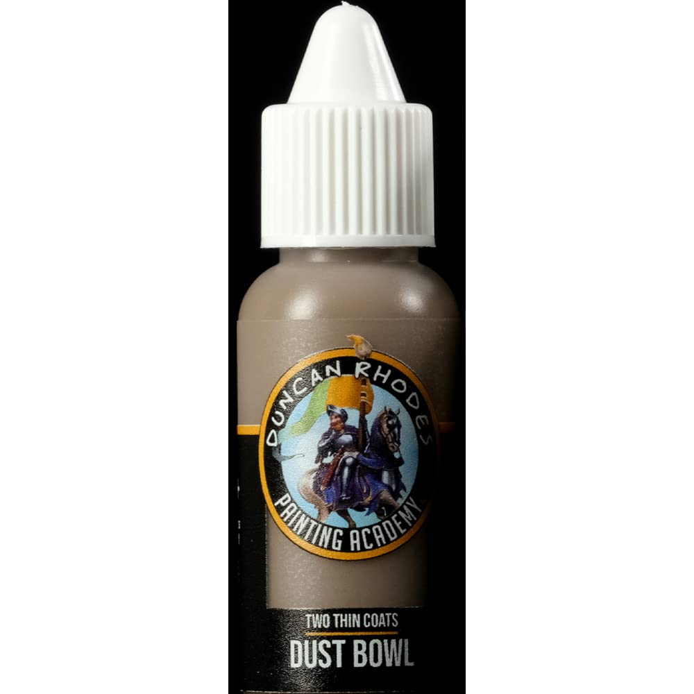 Duncan Rhodes Painting Academy Two Thin Coats Hobby Paints 15ml (Dust Bowl)