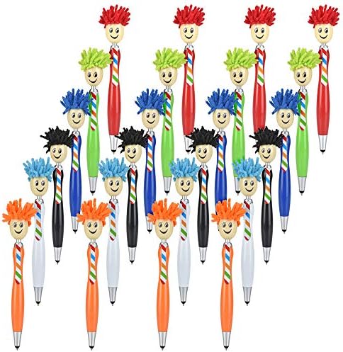 Eluck Mop Topper Pen Stylus Pen Screen Cleaner for Kids and Adults with Pen Case (24)