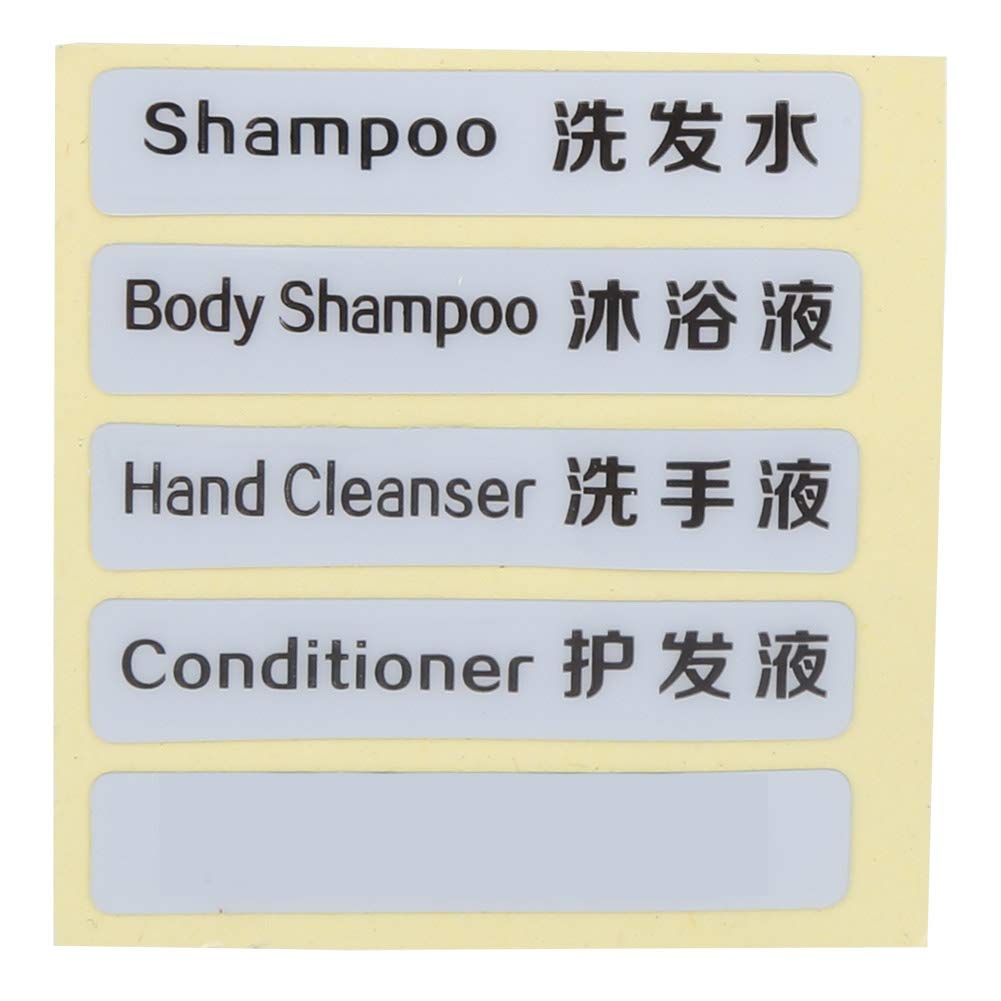 3 x 200 ml Handseifenspender zur Wandmontage, Dreikammer-Shampoobox, Duschgelbehälter