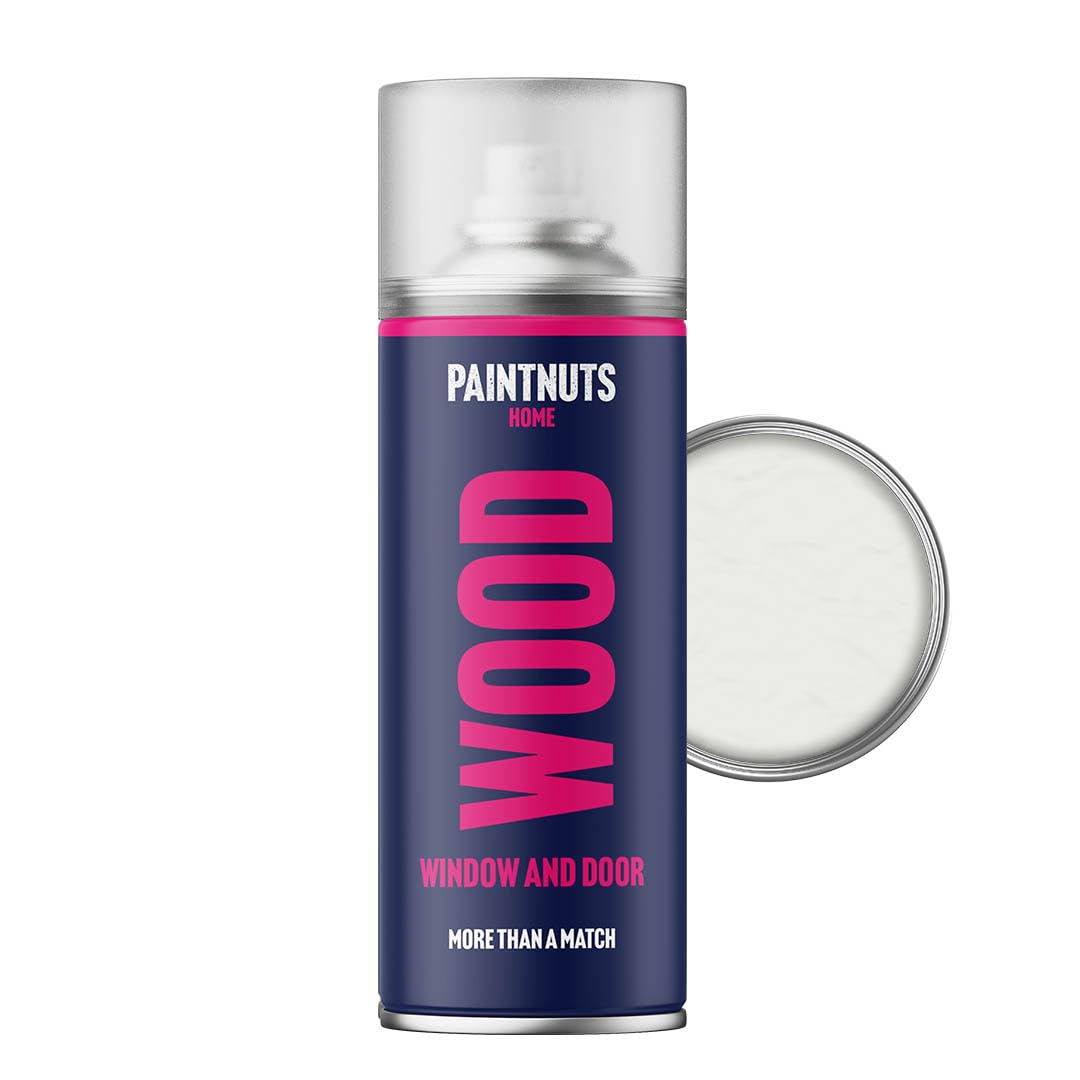 Paintnuts Kitchen Cupboard Paint - RAL-9003 - SIGNAL WHITE Gloss 400ml Spray Can