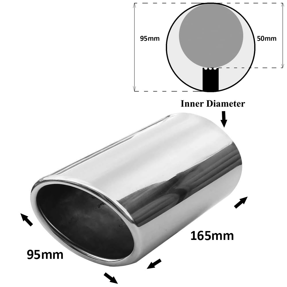 Per Benelli Trk 502x Tubo Di Scarico Moto Universale Silenziatore Di - 9