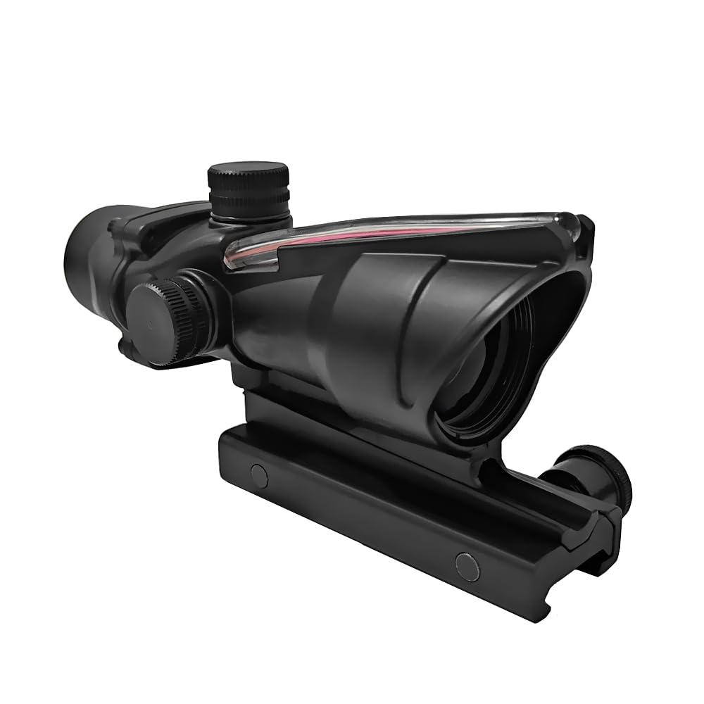 Hunting 4x32 Red/Green Fibre Chevron Retina Optic Scope Illumination Rifle Scope