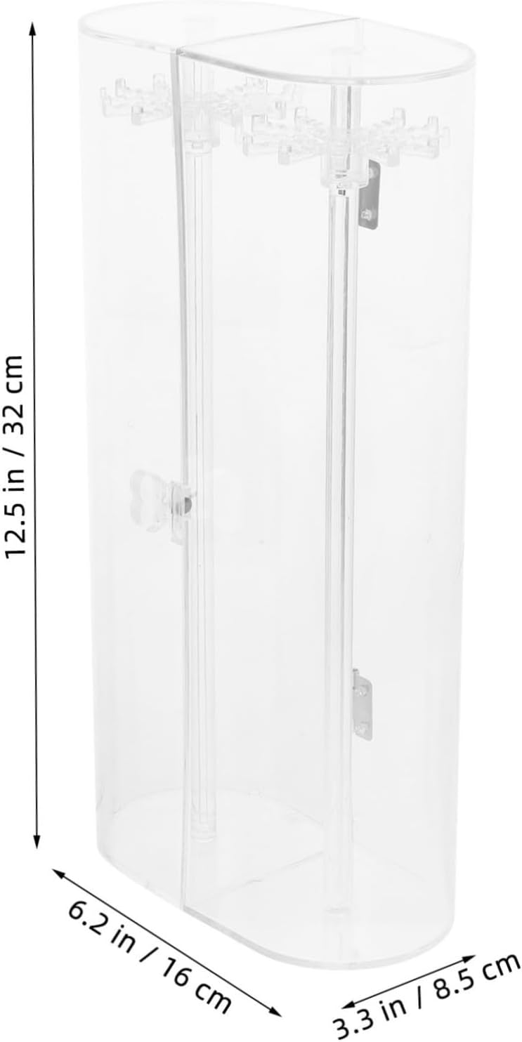 Cabilock Jewelry Organizer for Necklaces and Bracelets Rotating Design for Easy Access Spacious Storage Stand Display for Jewelry Collection Versatile and Stylish Storage