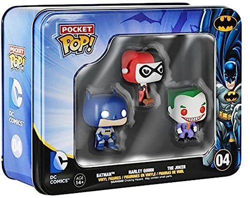 Funko Batman DC Comics Pocket Pop! Mini Vinyl Figure Tin (3-Pack)