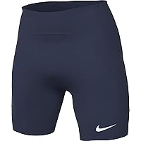 Nike M Nk DF Strike NP-Pantaloncini Pantaloni, Blu Notte/Bianco