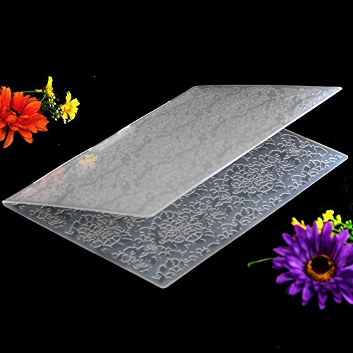 Amazon.co.jp: Kwan Crafts A4サイズ 葉っぱ 花 プラスチック エンボス