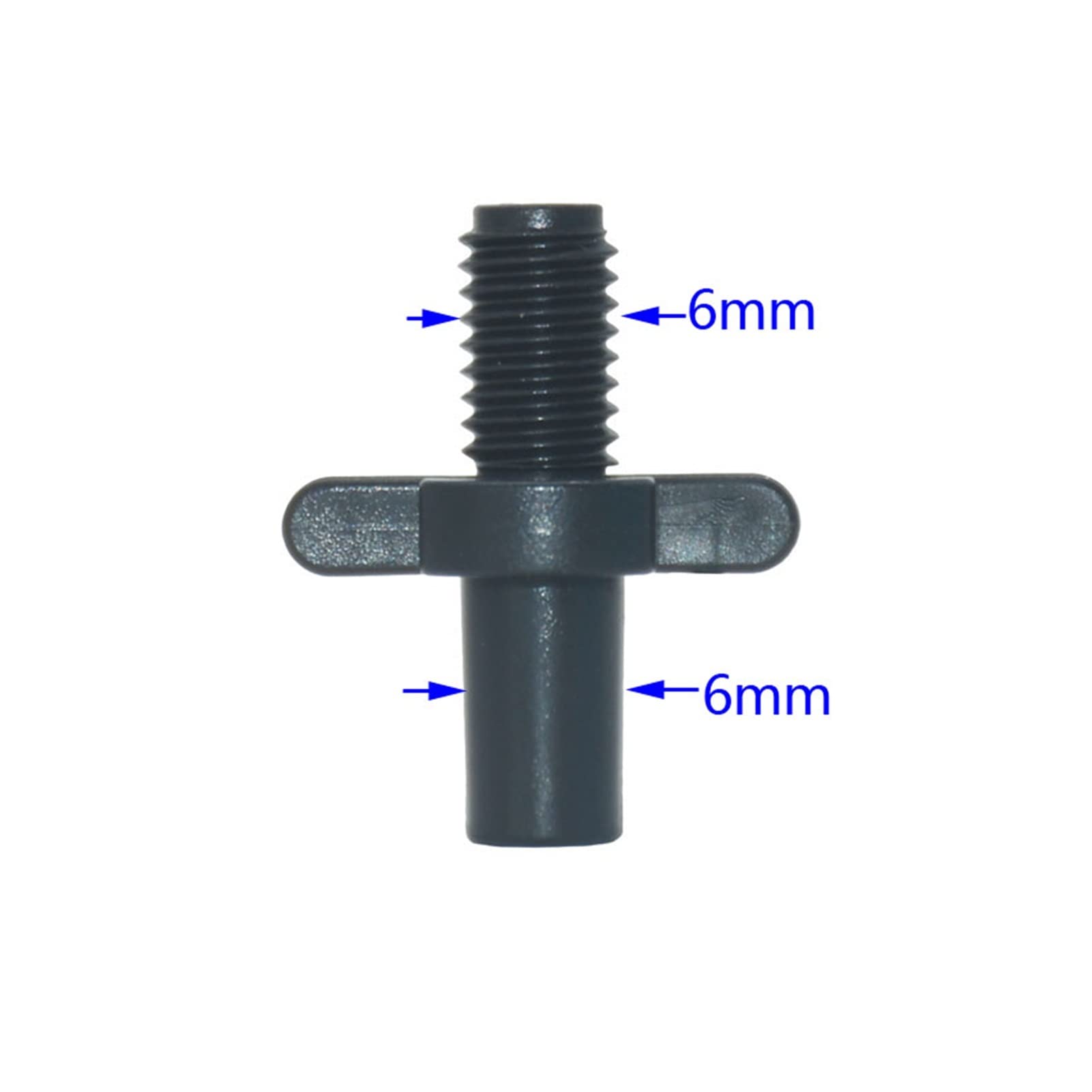 Raccord D'Arrosage Pour Tuyau D'Arrosage, 1 000 Pièces, Raccord Coudé 1/4" 1/8" Avec Embout Cannelé Droit 6 Mm/Orange
