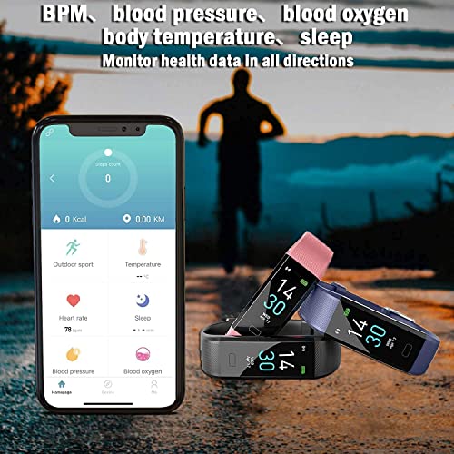 Image of GameSir Smart Band with Multi-Feature Monitor Activity Tracking Sleep Monitor Step Counter Lightweight Fitness Band for Men, Women, Kids, Boy & Girls Smartband Mini Smart Watch (D115)