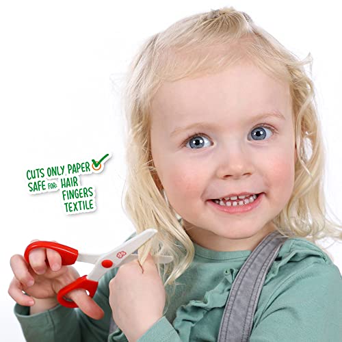 SES Creative | Schneideset für Kinder ab 3 Jahre | Lernspiel mit Kinderschere & 48 Schneideübungen | Motorikspiel Vorschule | Schneiden lernen Kinder | Geschenkidee Vorschulkinder