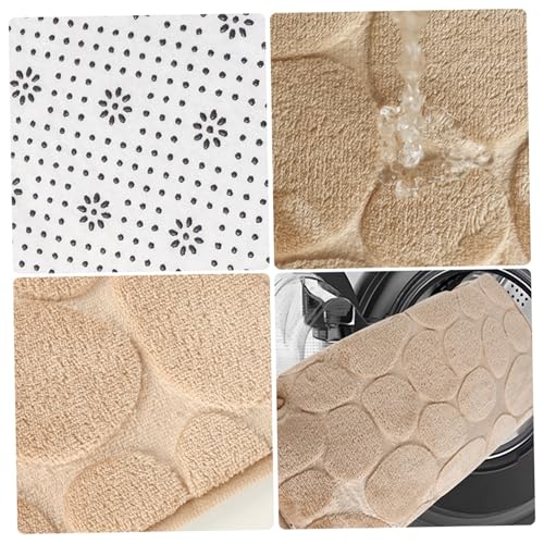 Tapis de bain en L anti-dérapant pour sol sec et sécurisé en angle 32x16