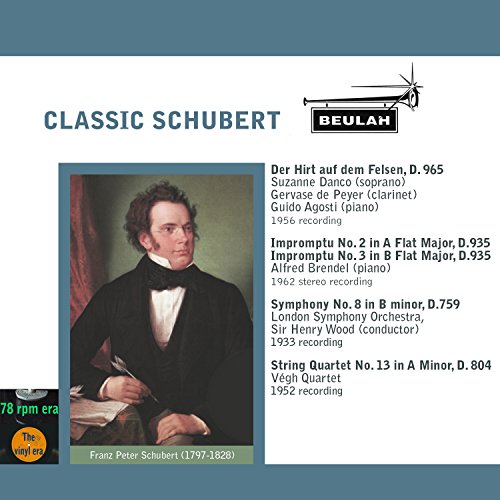 Écouter Classic Schubert de VARIOUS ARTISTS sur Amazon Music Unlimited