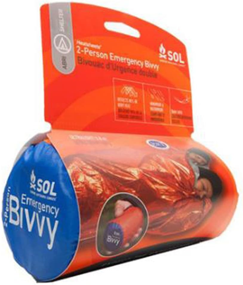 XL Emergency Bivvy for 2 – 90% Reflective S.O.L. Shelter