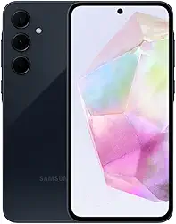 Samsung Galaxy A35 5G, Câmera Tripla Traseira de até 50MP, Selfie de 13MP, Nightography, Apagador de objetos, Design em vidro, IP67, Tela Super AMOLED de 6.6" 120Hz Vision Booster, 256GB - Azul Escuro