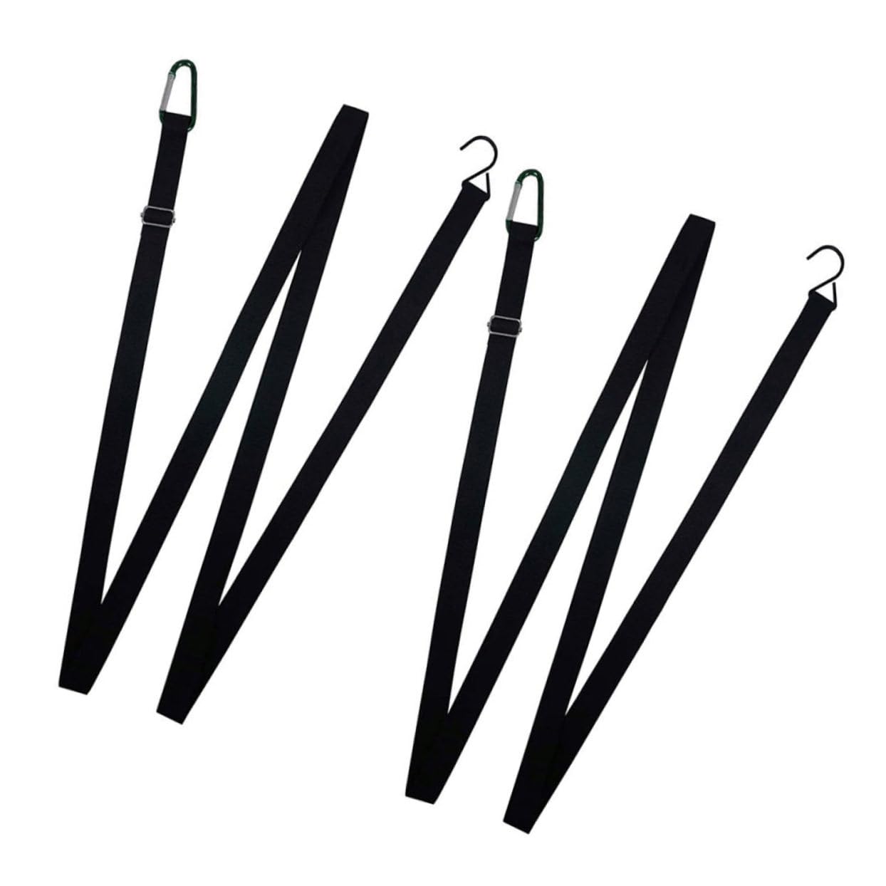 Sangles de fixation élastiques pour housse auto | Lot de 2 en polyester résistant - 8