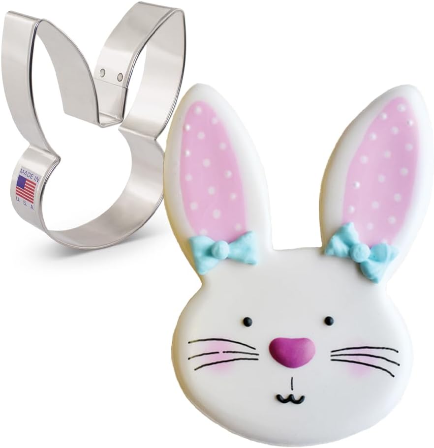 Easter Bunny Cookie Cutter, 4.25" by Ann Clark Cookie Cutters