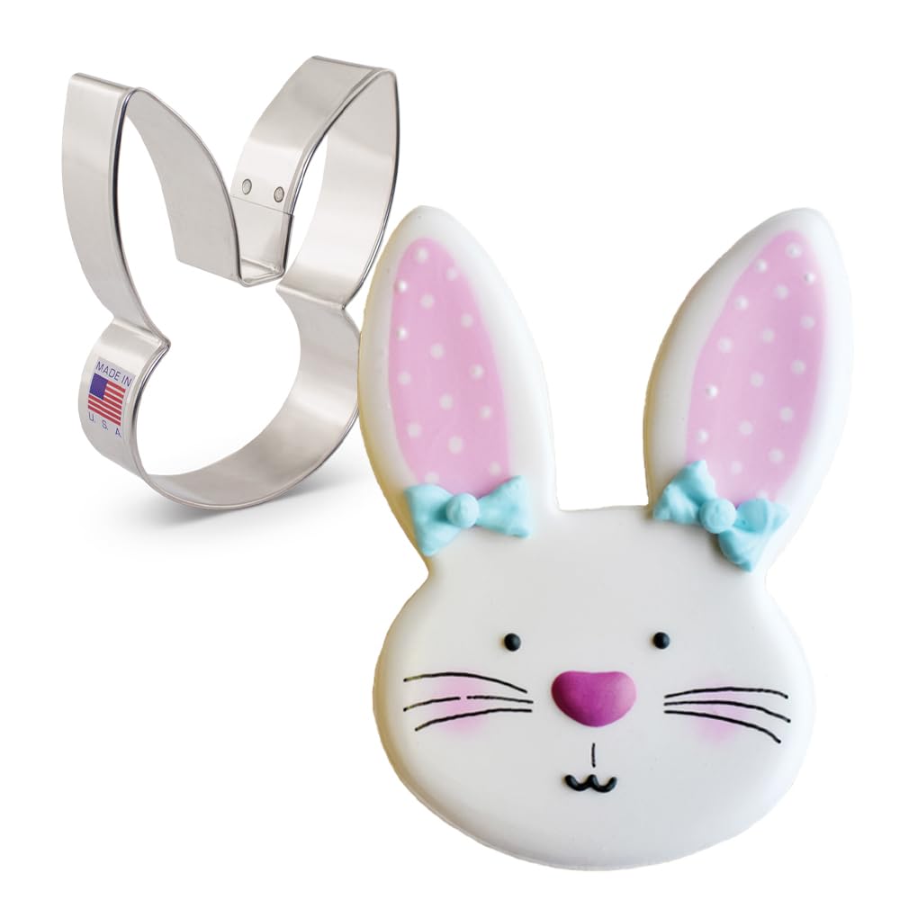 Ann Clark Bunny Cookie Cutter Large, 4.25” Made in USA