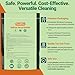PuraMinz Sodium Percarbonate, 99.9% Pure Oxygen Bleach Powder, Stain Remover, Whitener, Non-Chlorine Detergent Booster, Fragrance Free Dishwasher Cleaner and Deodorizer, 5 lbs (80 oz), Pack of 1