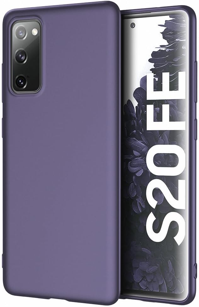 X-level for Samsung Galaxy S20 FE Case/Samsung S20 FE 5G Case Slim Fit Ultra-Thin Super Soft TPU S20 FE Phone Cover [Guardian Series] Matte Finish Coating Case for Samsung S20 FE/ S20 FE 5G -Purple